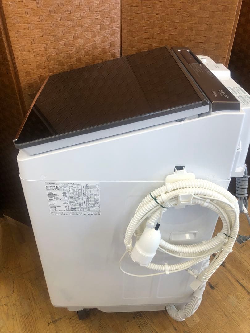 Z025 SHARP製 2019年10k/5k 洗濯乾燥機 ES-PU10C-T
