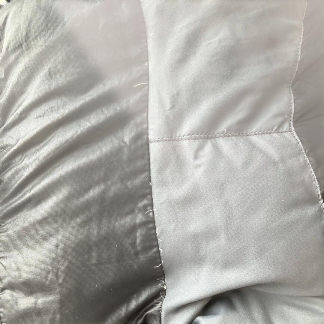 ［かいと］Patagoniaフード付きダウンジャケット ブラック/グレーM