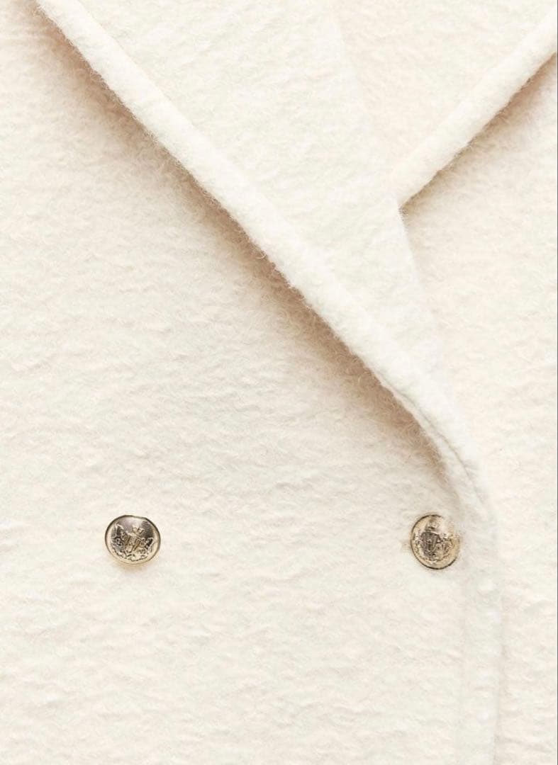 ZARA ダブルブレスト　ブークレコート　XS