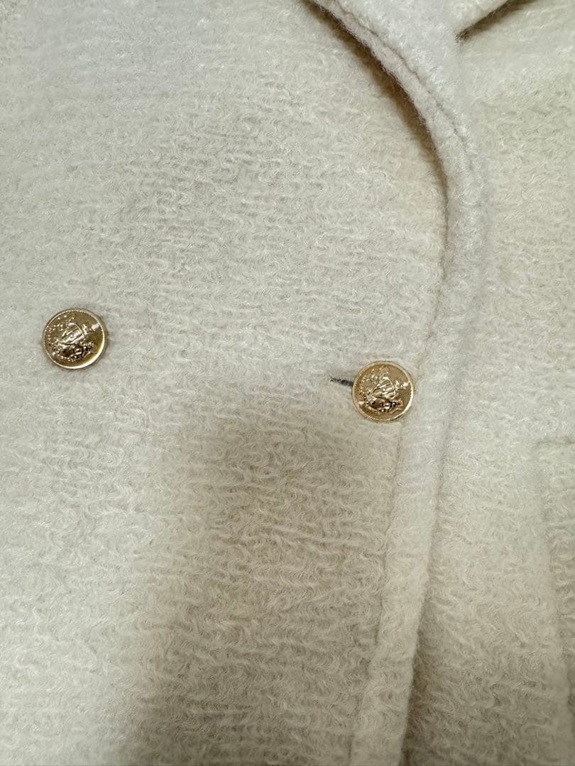 ZARA ダブルブレスト　ブークレコート　XS