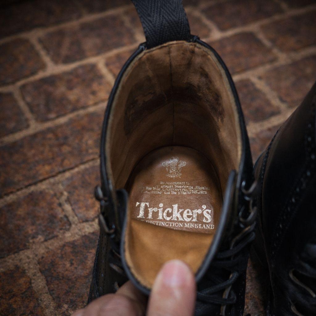 メ*a様 【1月中まで】Trickers 8-1/2-5 ブラック ウィングチッ
