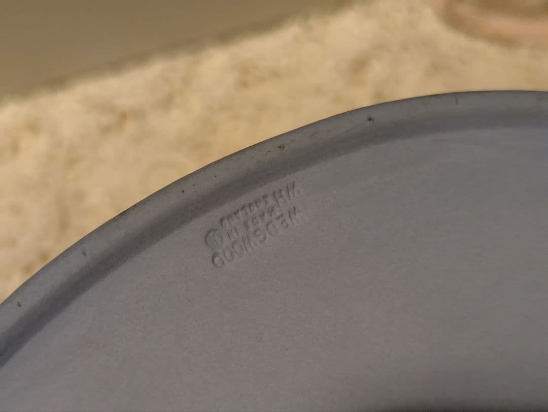 【未使用・レア】ウェッジウッド　ジャスパー　 トリンケットボックス お菓子入