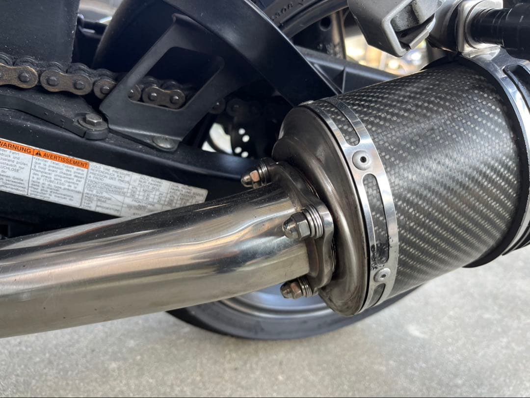 ARROW カーボンスリップオンマフラー 2本セット　隼