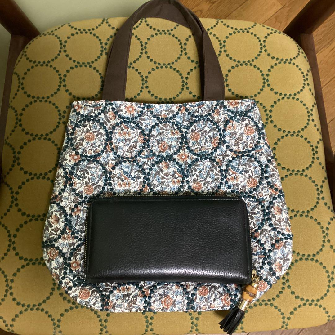 片面ミナペルホネン伊勢丹限定ストロベリーツリートートバッグハンドメイド