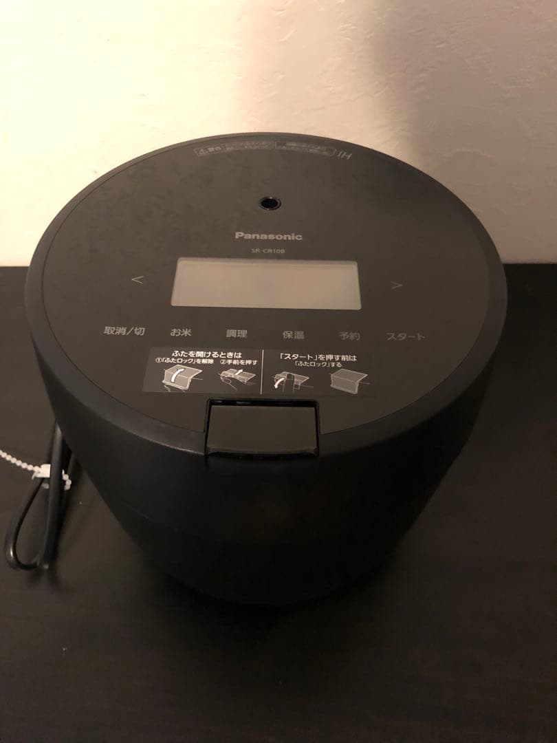 Panasonic 炊飯器SR-CR10B-K(5合炊き)