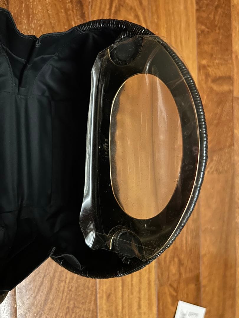 サカイ　sacai 黒ラタンバッグ