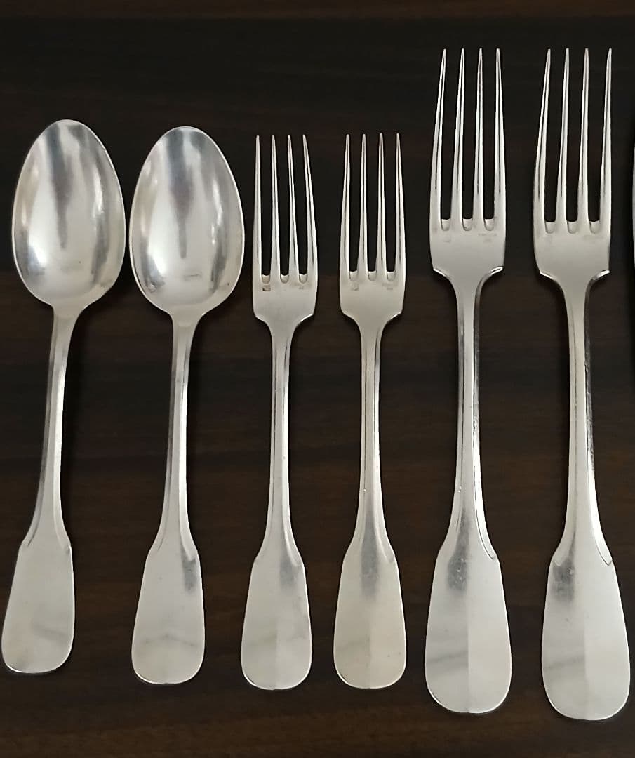 フランス エルキューイ シルバーカトラリーセット/フォーク/ナイフ/スプーン