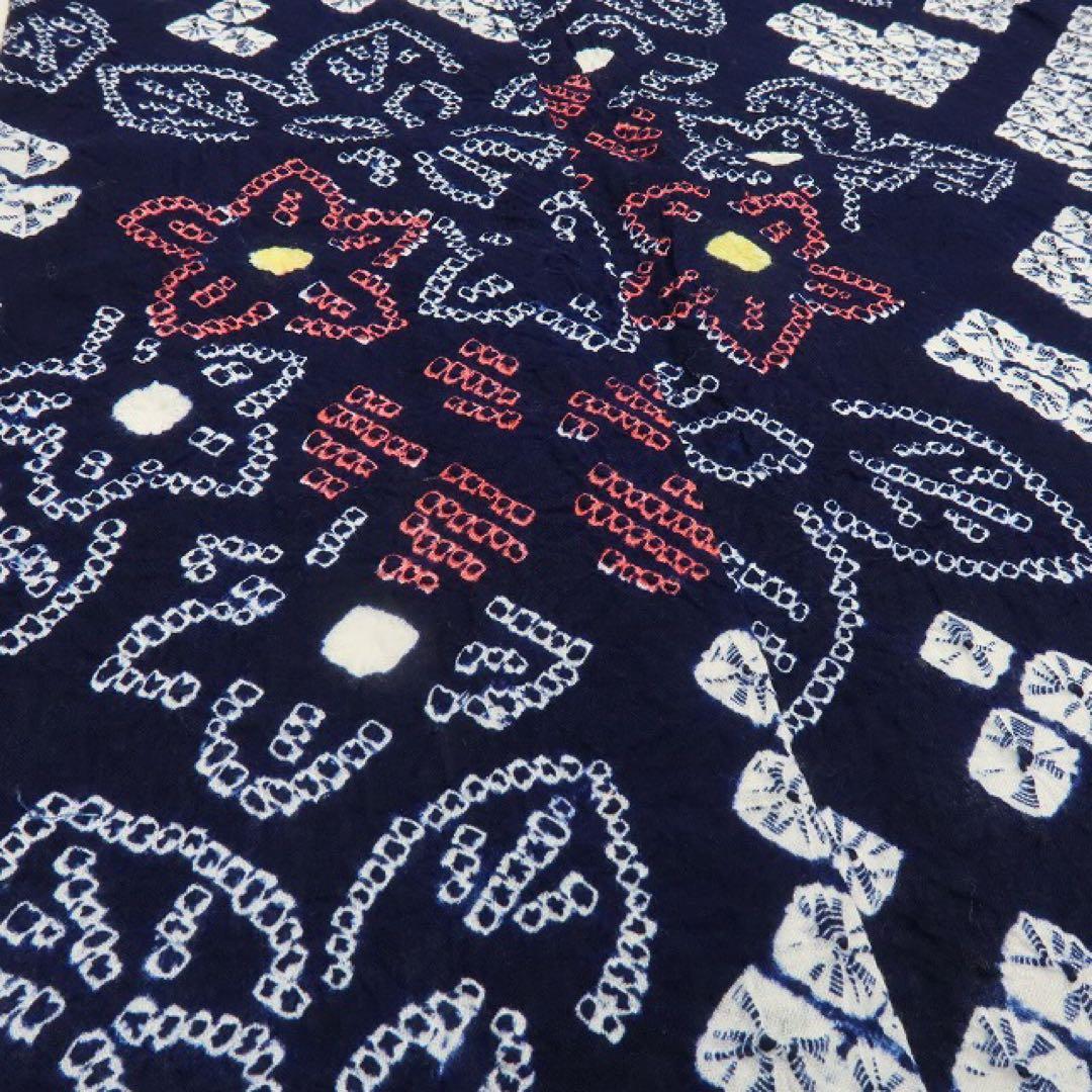 くら&こた✺美品 有松鳴海絞り 綿 高級浴衣 着物 A3512