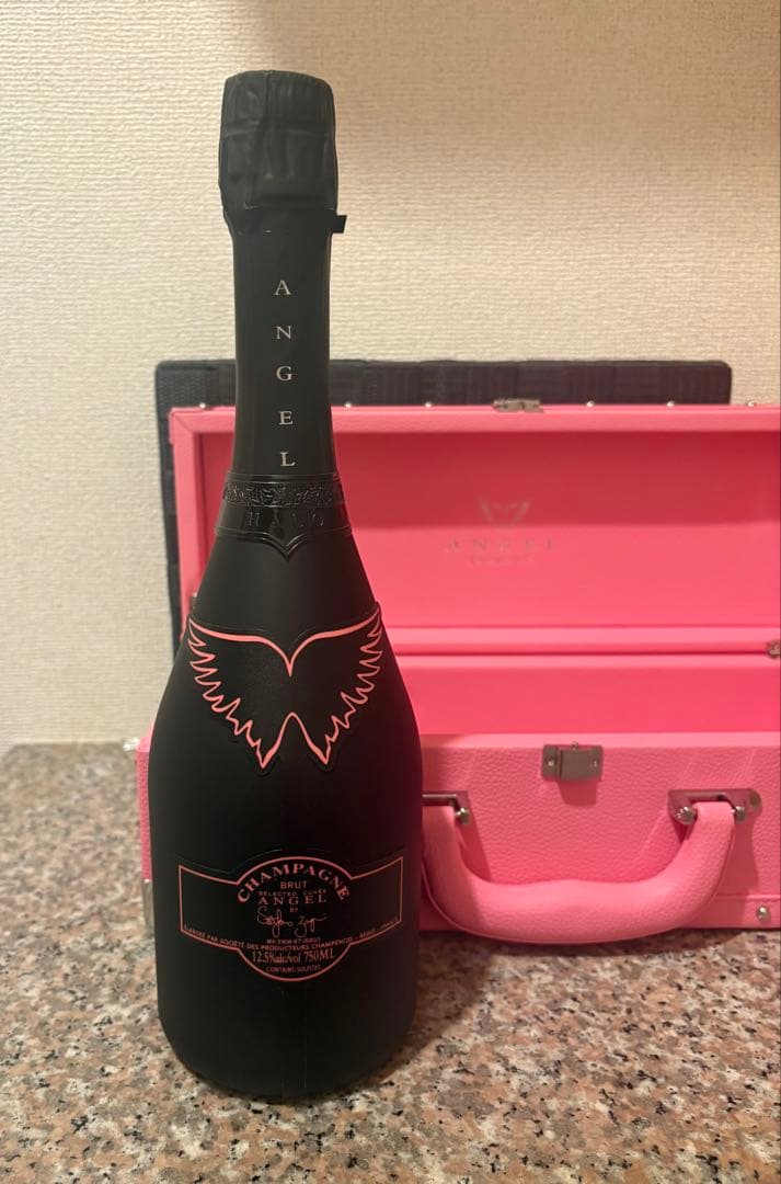 Angel Champagne シャンパン ピンク 専用ケース付き