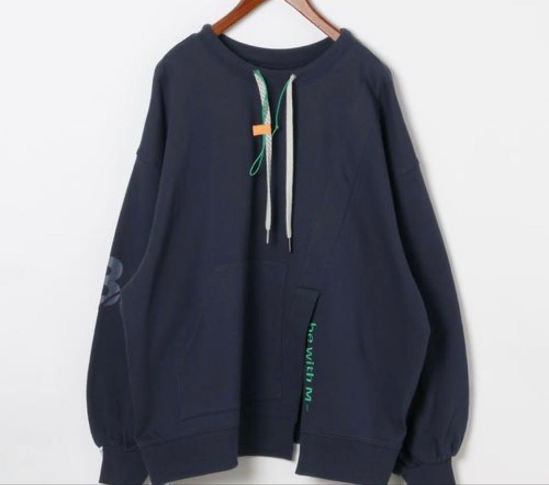 【be with M】 misayo 2way オシャプルオーバー ネイビー