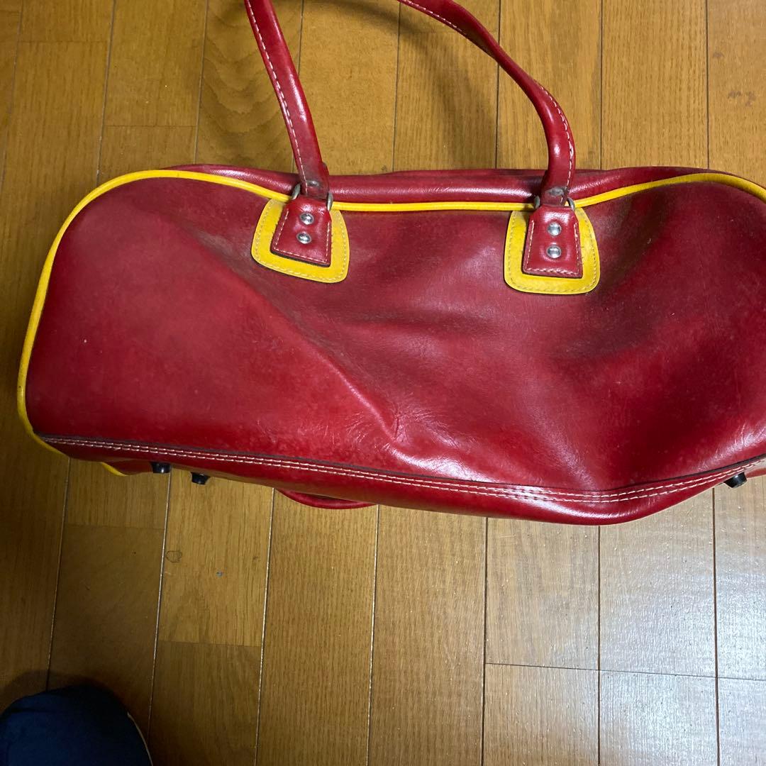 NFL レッドスキンズ レザーボストンバッグ　革