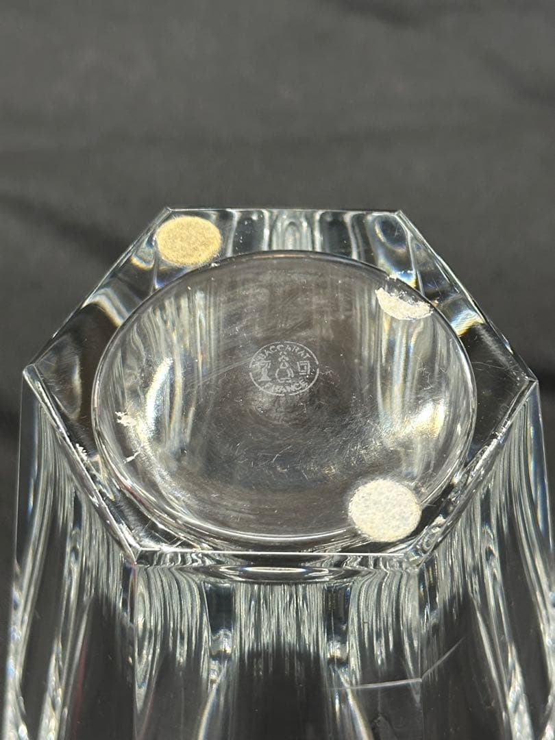 【USED】Baccarat バカラ　花瓶　VASE ベース　17cm ネリー?