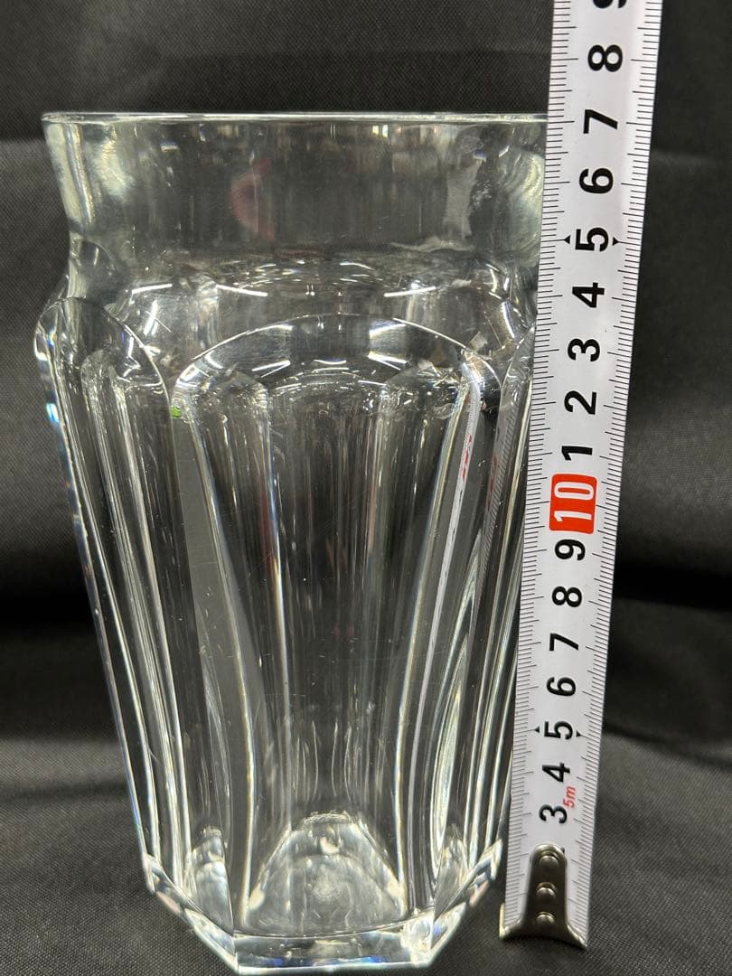 【USED】Baccarat バカラ　花瓶　VASE ベース　17cm ネリー?