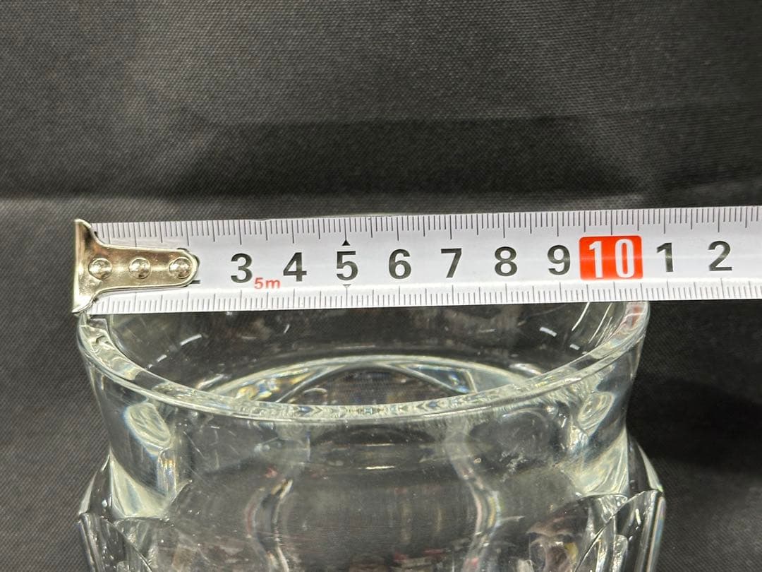 【USED】Baccarat バカラ　花瓶　VASE ベース　17cm ネリー?