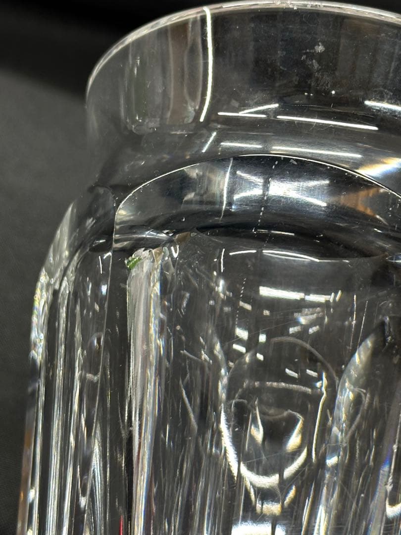 【USED】Baccarat バカラ　花瓶　VASE ベース　17cm ネリー?