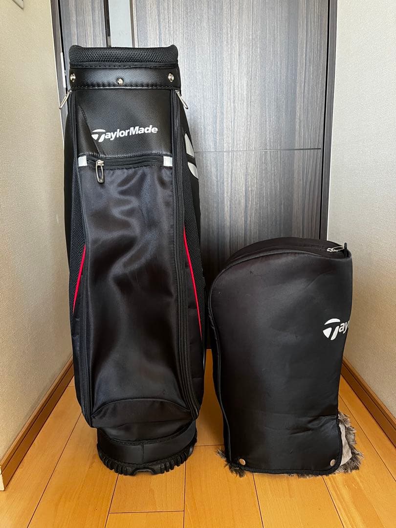 良品テーラーメイド CB KY833トゥルーライト キャディバッグ　9型軽量　黒