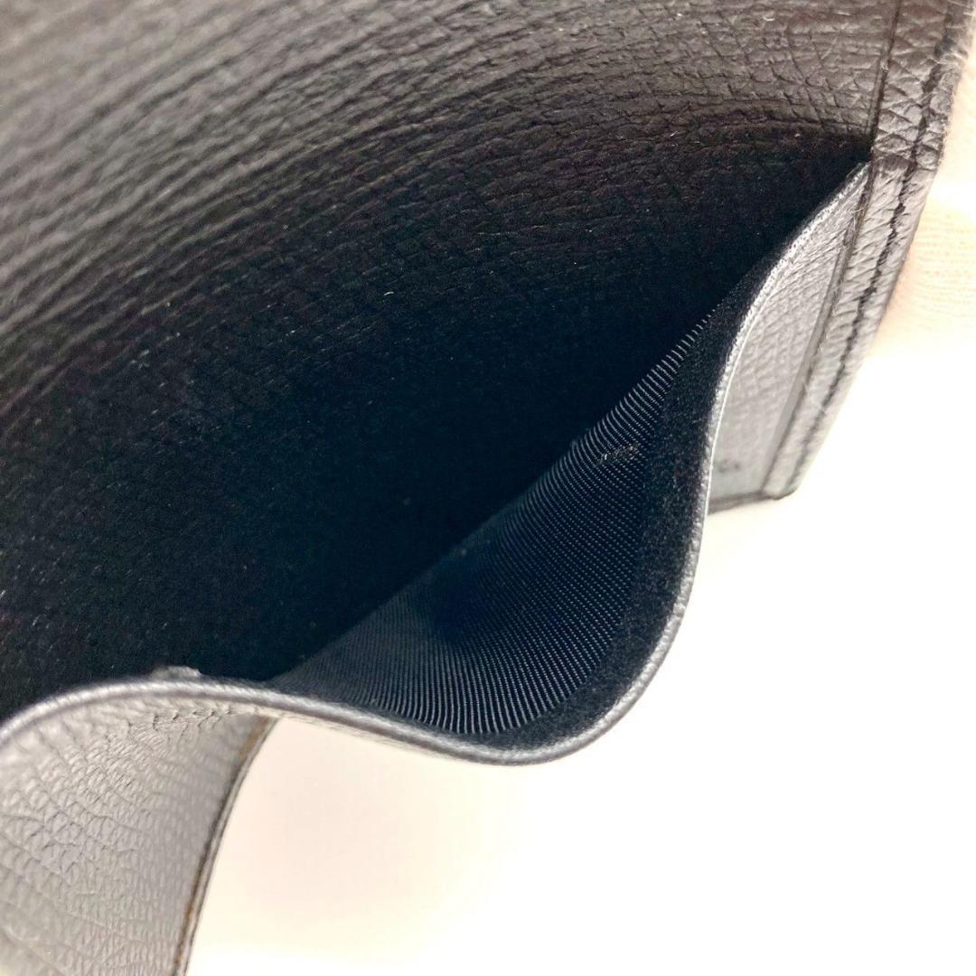 ティファニー 名刺入れ カード入れ レザー ブラック スリム 美品 71007