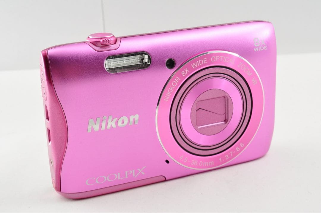 美品　NIKON COOLPIX S3700 ピンク　コンパクトデジタルカメラ