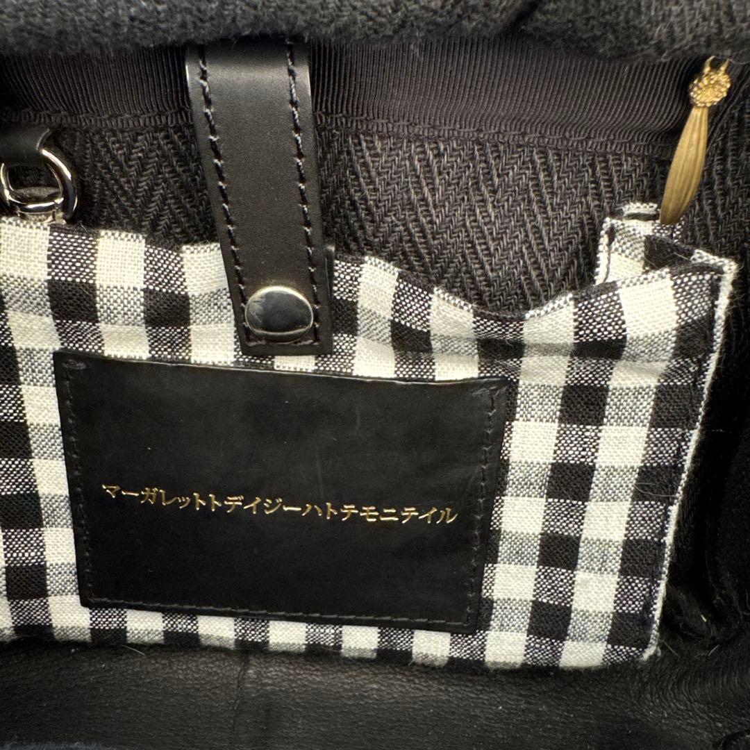 エバゴス ebagos マーガレットデイジーハトテモニテイル カゴバッグ