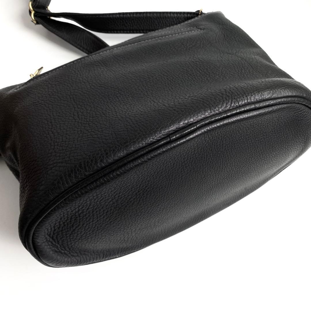 美品COACH オールドコーチ ショルダーバッグ クロスボディ シボ革 4935