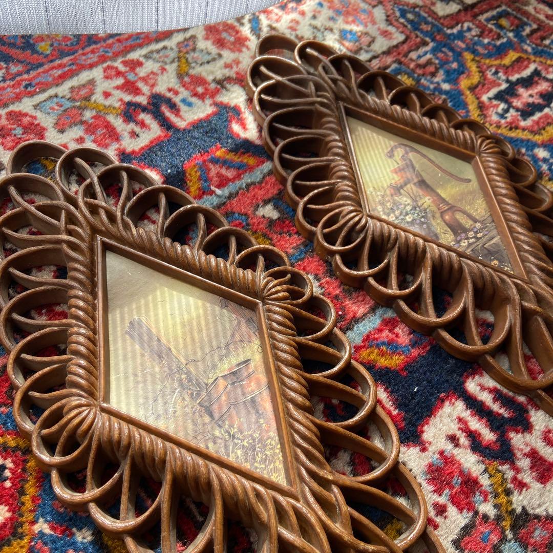 アメリカ製　アンティーク　ヴィンテージ　雑貨　ウォールアート　ミッドセンチュリー