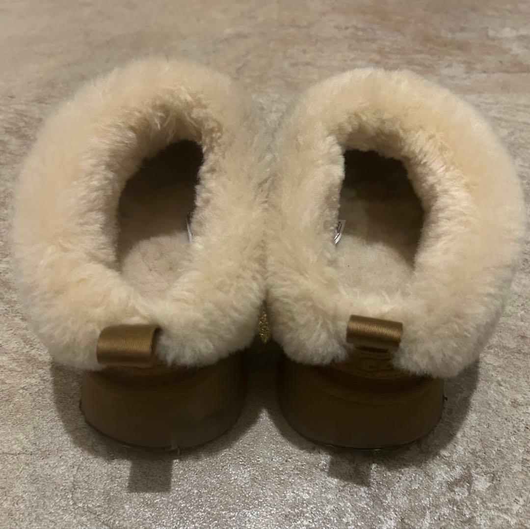 UGG ブラウン ムートンブーツ 厚底23㎝
