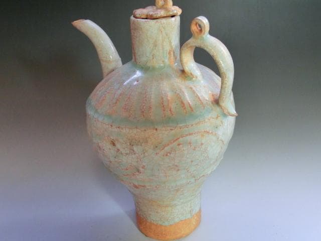 水注■古い青磁 水差し 時代物 古玩 唐物 中国 古美術 時代物 骨董品■