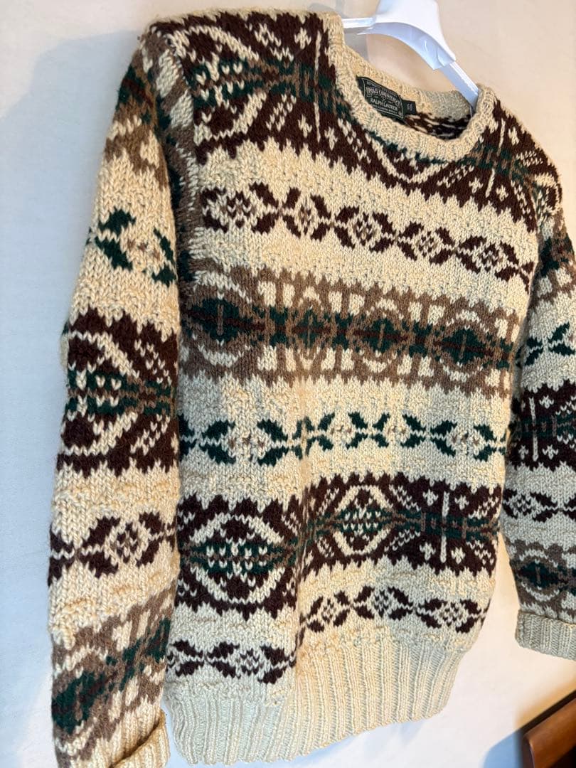 ポロカントリー　ハンドニットM ラルフローレン　RRL フェアアイル