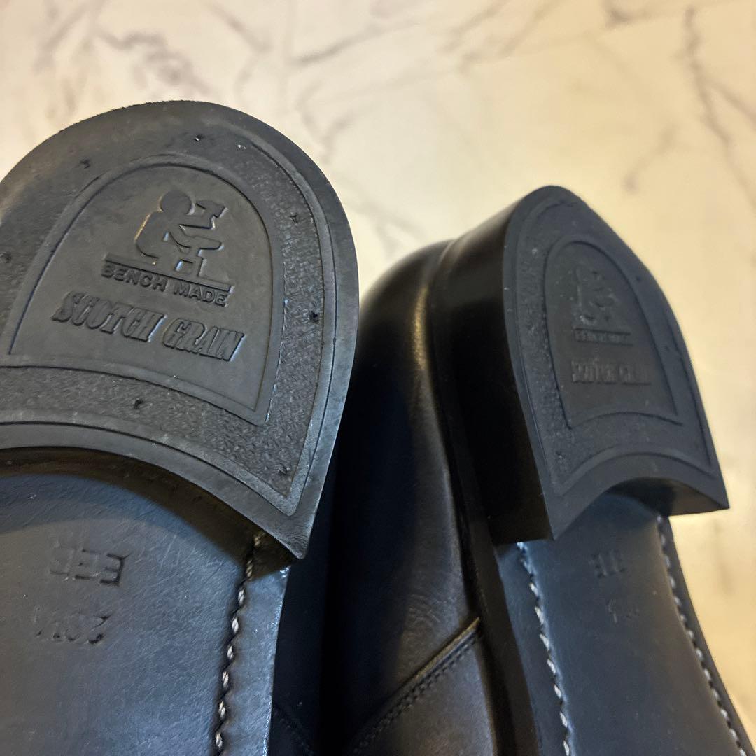 スコッチグレイン HIROKAWA 黒 ローファー