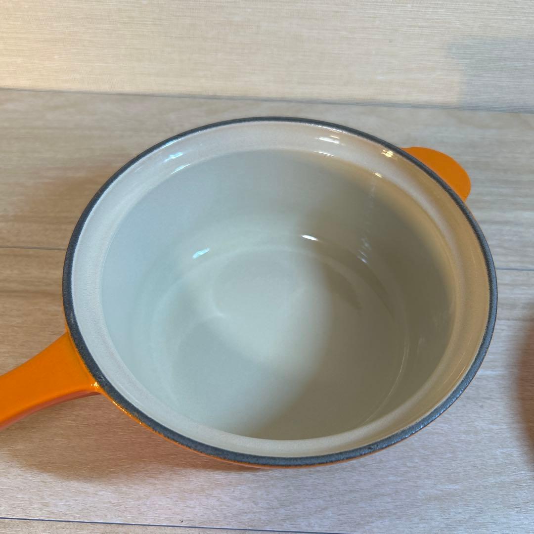 ルクルーゼ　マルチファンクション　オレンジ　18cm 片手鍋