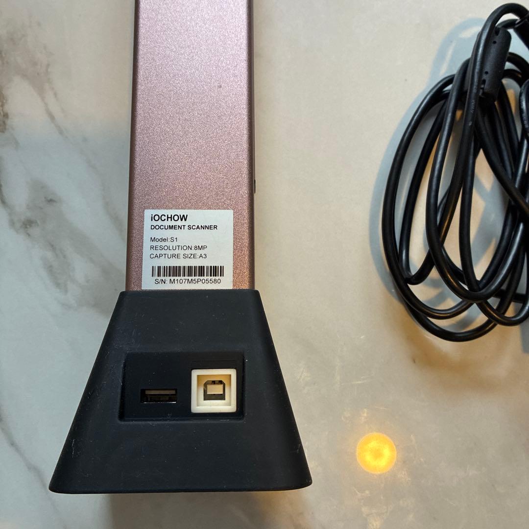 IOCHOW ドキュメントスキャナー ローズゴールド