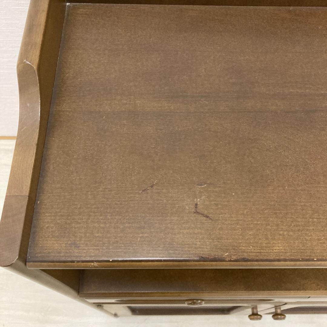 【カリモク】キャビネット　電話台　FAX台　収納　サイドボード