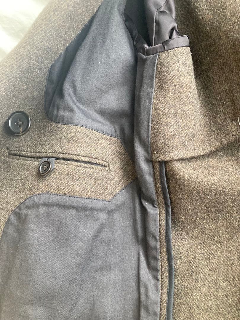 マーガレットハウエル フォックスブラザーズコラボ　リーファーコート　ダブル