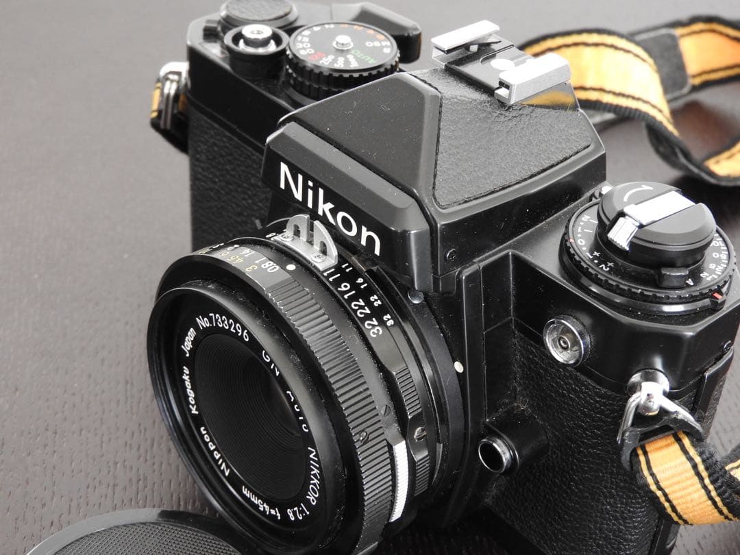 Nikon FE フィルム一眼 GN Auto NIKKOR 45mm f2.8