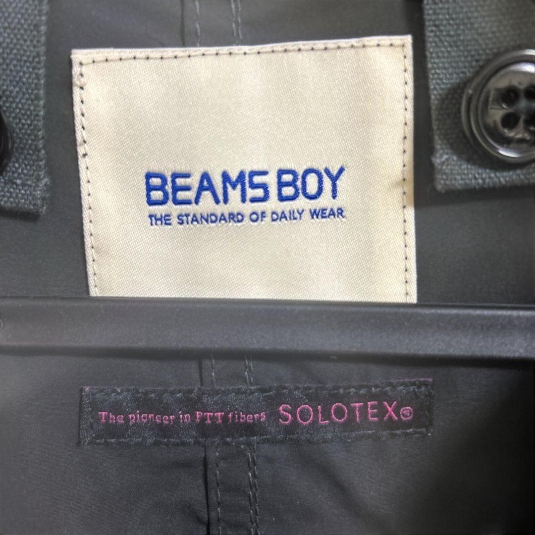 BEAMSBOY SOLOTEX M-65パーカー カラー:ブラック2トーン