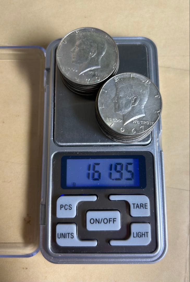 ケネディハーフダラー銀貨 14枚セット sv400 アメリカ 本物保証