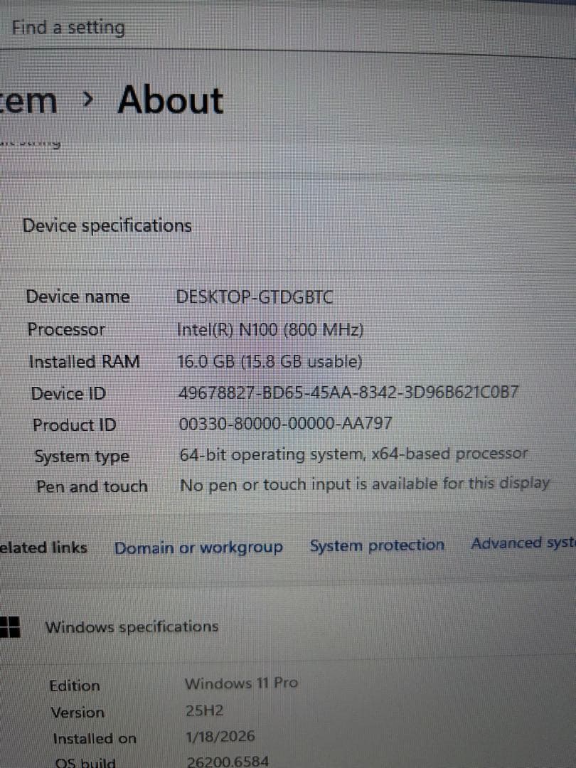ミニPC Chatree T9 Mini PC Intel N100