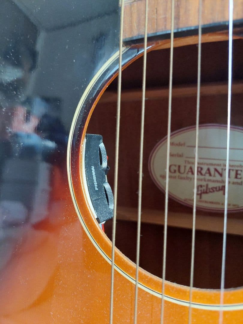 エレアコギター サンバーストGibsonj45タイプ