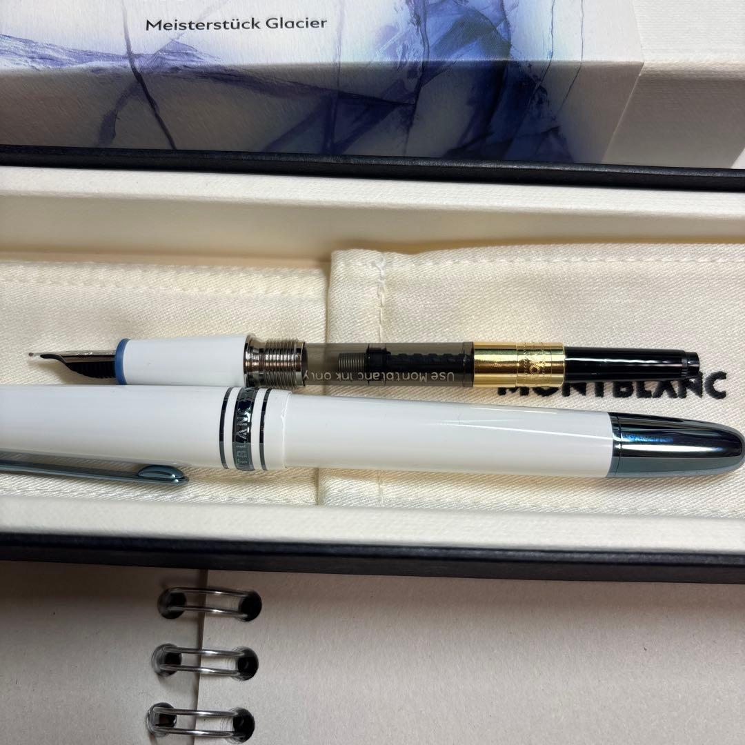 新品 モンブラン マイスターシュテュック グレイシャー クラシック F 万年筆