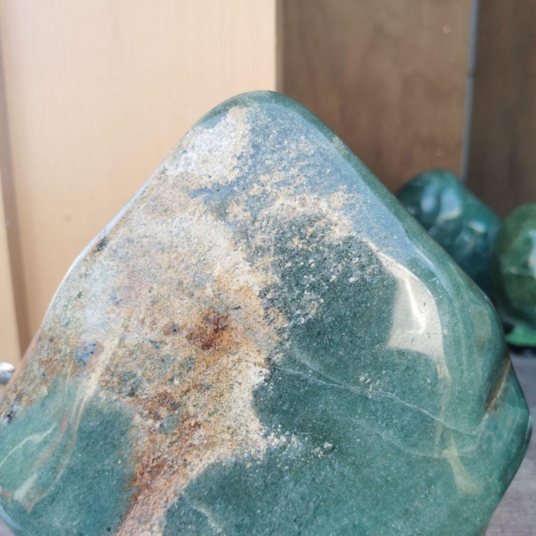 アベンチュリン　6.5キロ　インド翡翠　翡翠　ヒスイ　鑑賞石　石　置物　オブジェ