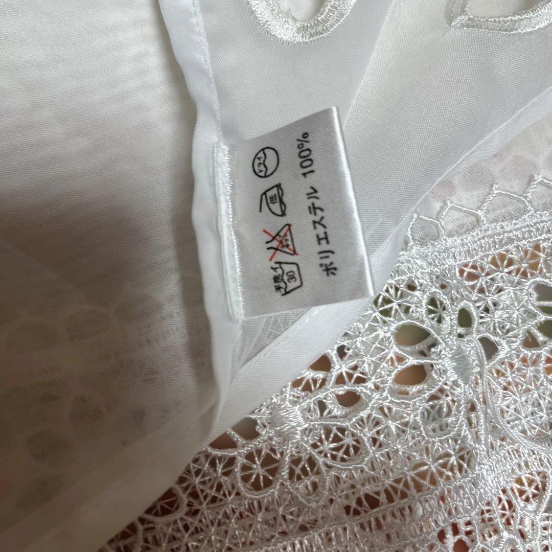 ボブ様確認用　新品未使用　ホワイトレースカフェカーテン アイレット式