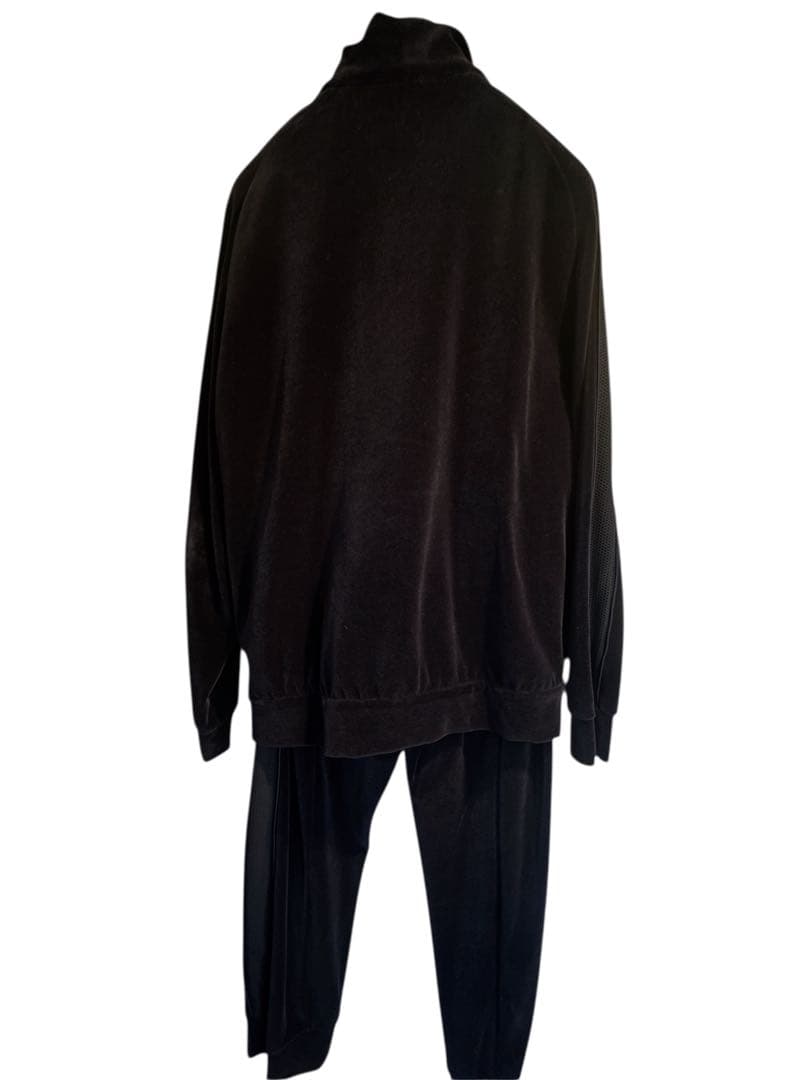 Giorgio Armani ベルベット　トラックスーツ　スウェット　ネイビー