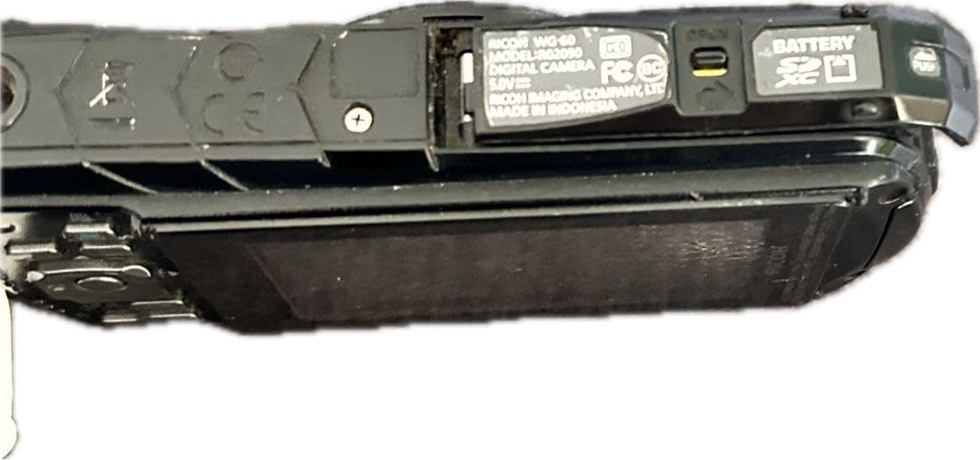 【美品】RICOH WG-60 デジタルカメラ 黒/赤