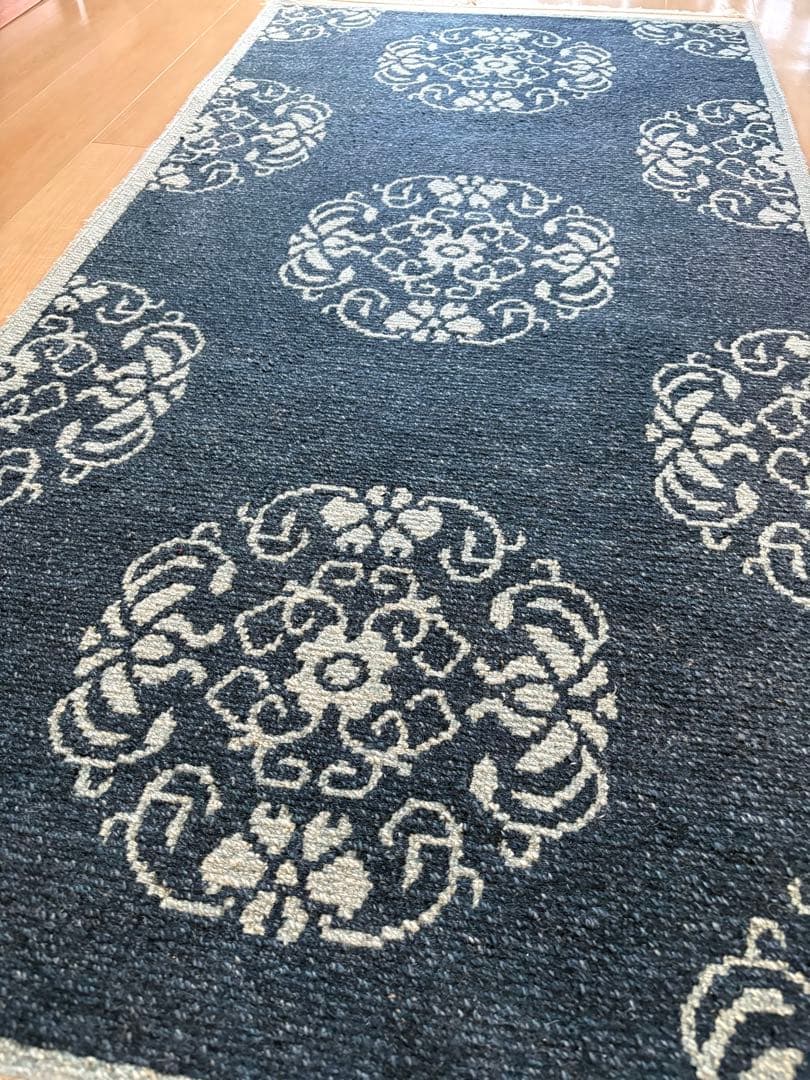 【画像追加・底値】チベタンラグ 蓮華マンダラ 長方形