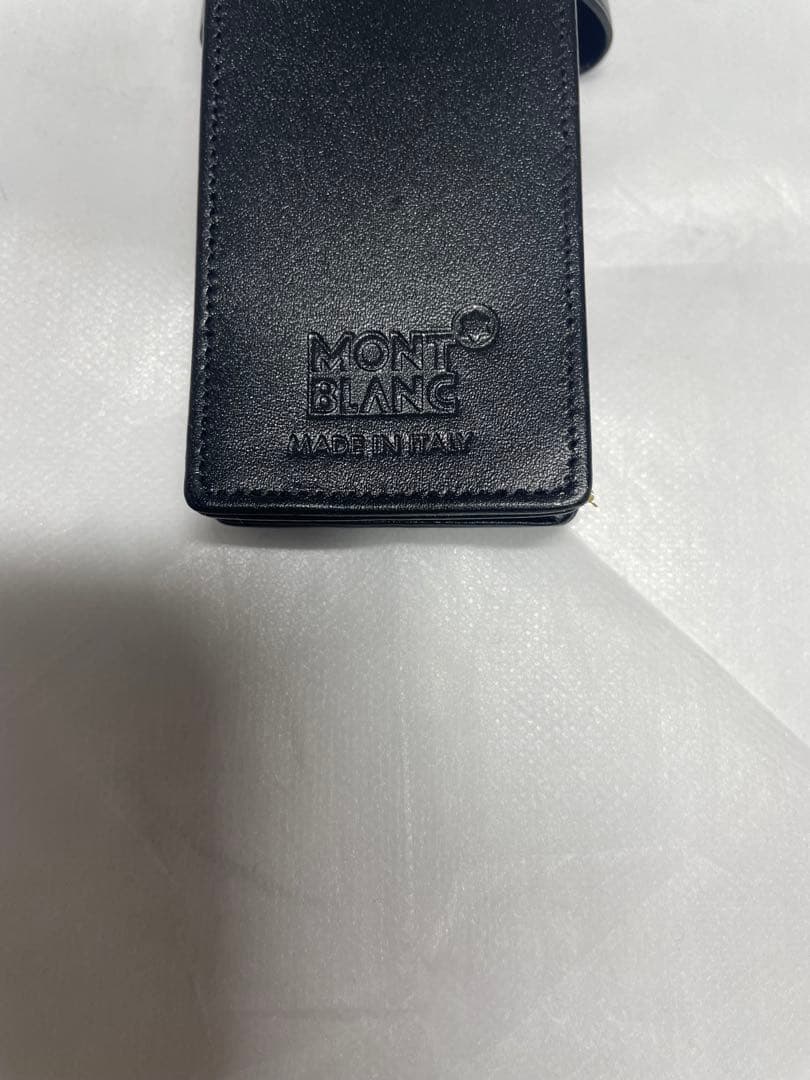 モンブラン　MONTBLANC レザー　ペンケース　2本差し
