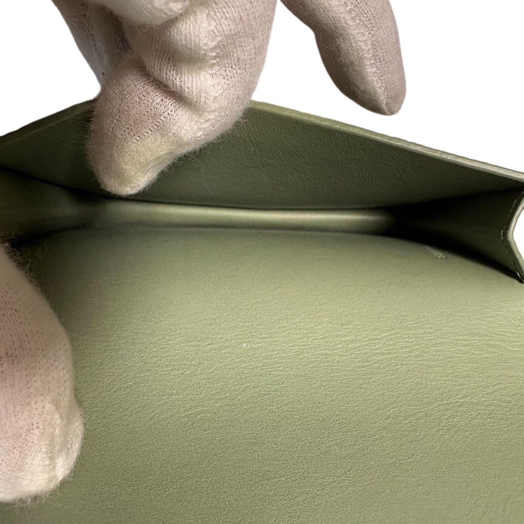 ほぼ現行　未使用級　ロエベ　アナグラム ビジネスカードホルダー　ローズマリー