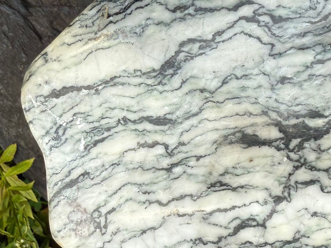 山形の水石 白黒模様