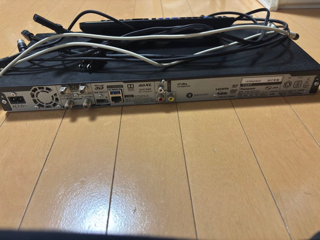 Panasonic 2017年製　ディスクレコーダー
