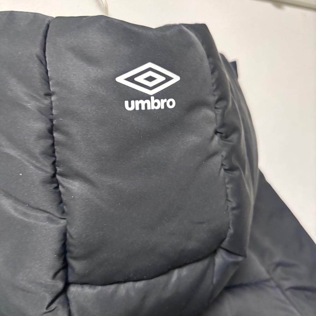 未使用級✨アンブロ×9090 中綿　ダウンジャケット　コラボ　ブラック　M 刺繍