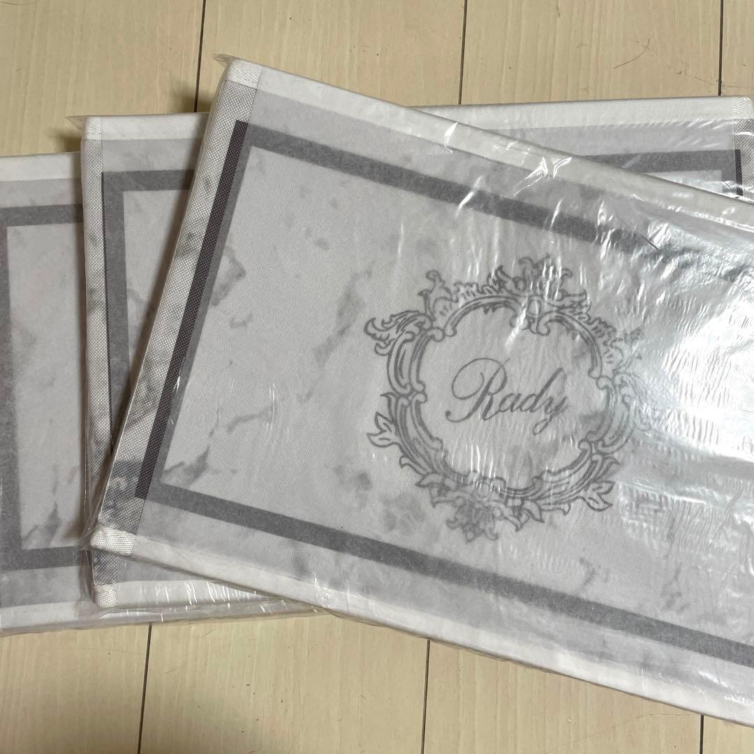 Rady 収納ボックス　３個　大理石